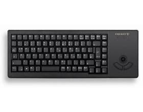 CHERRY Clavier miniature + trackball USB noir (Suisse)