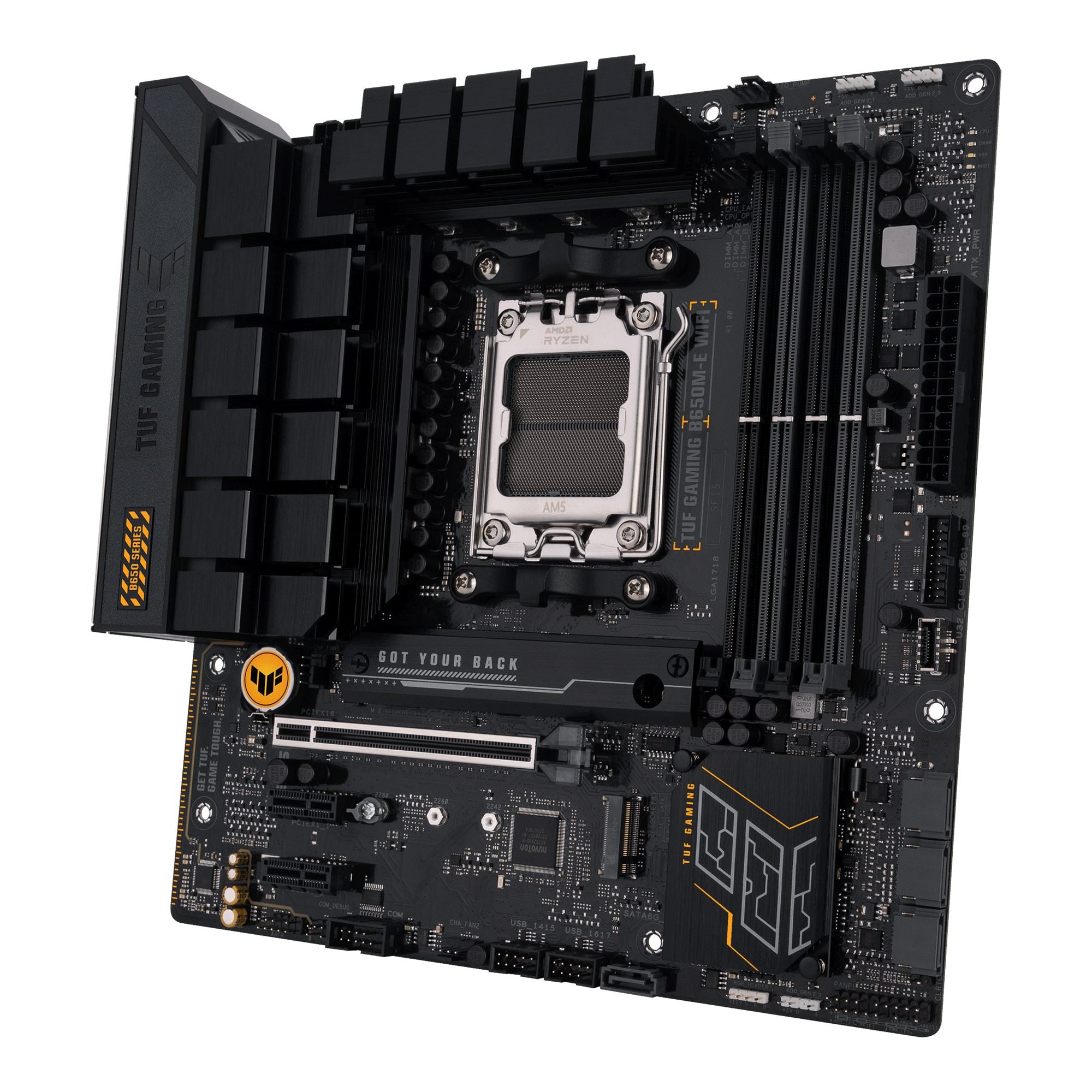 ASUS TUF GAMING B650M-E WIFI AM5 4xDDR5 mATX MB 4xSATA 2xM.2