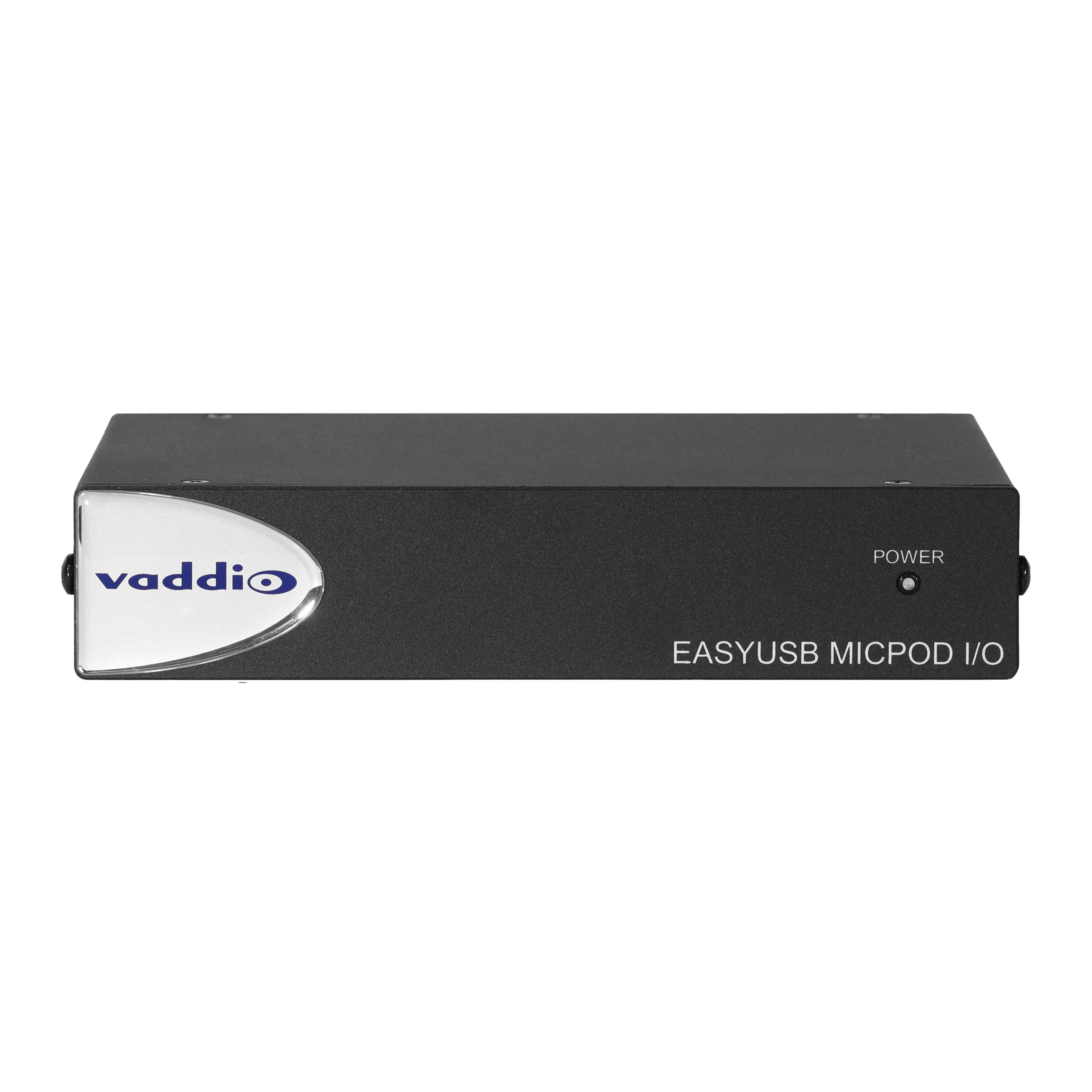 Vaddio EasyUSB MicPOD IO 2 Ceiling microphone White