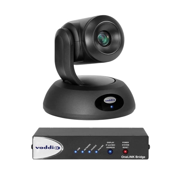 Vaddio RoboSHOT12E HDBT OneLinK Bridge Sys Black