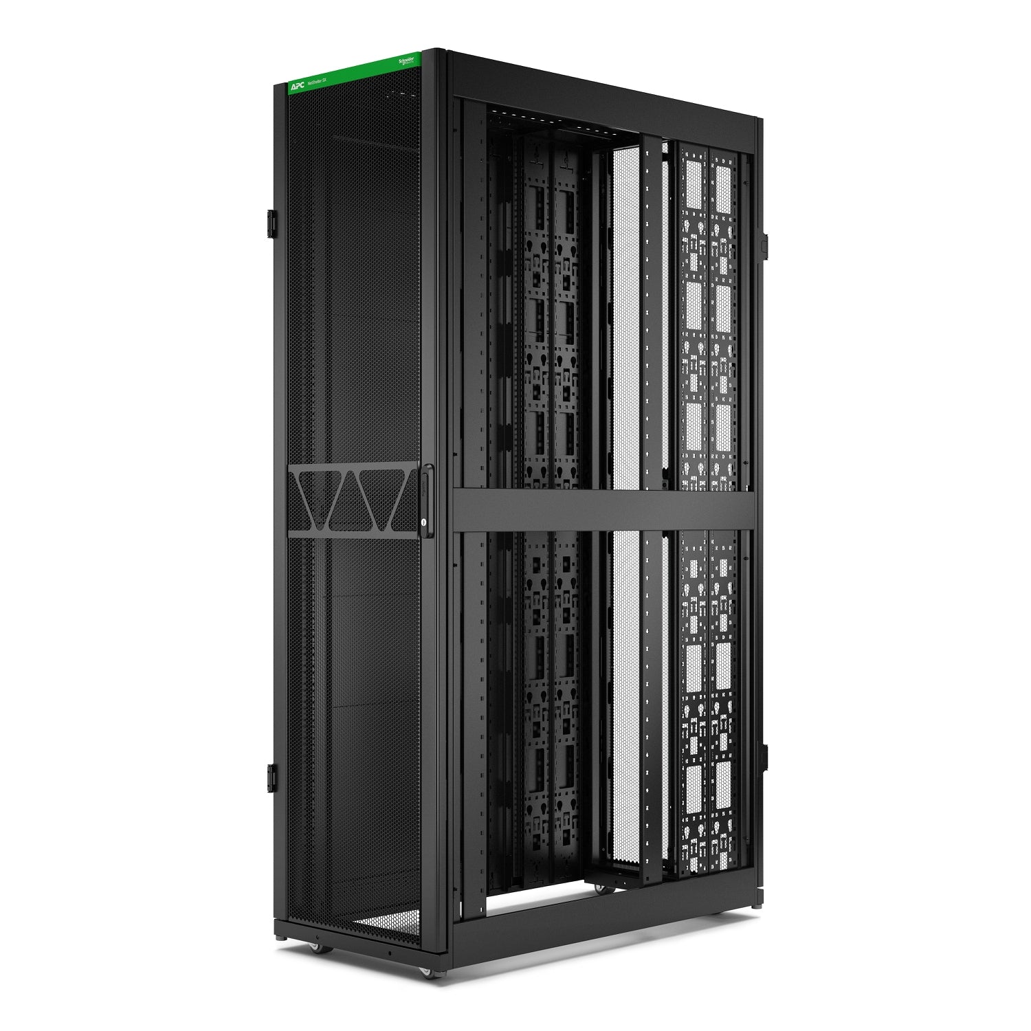 APC NetShelter SX Gen 2 Rack cabinet 2124H x 600W x 1200D mm with sides floor-standing Black 45U 19 TAA Compliant