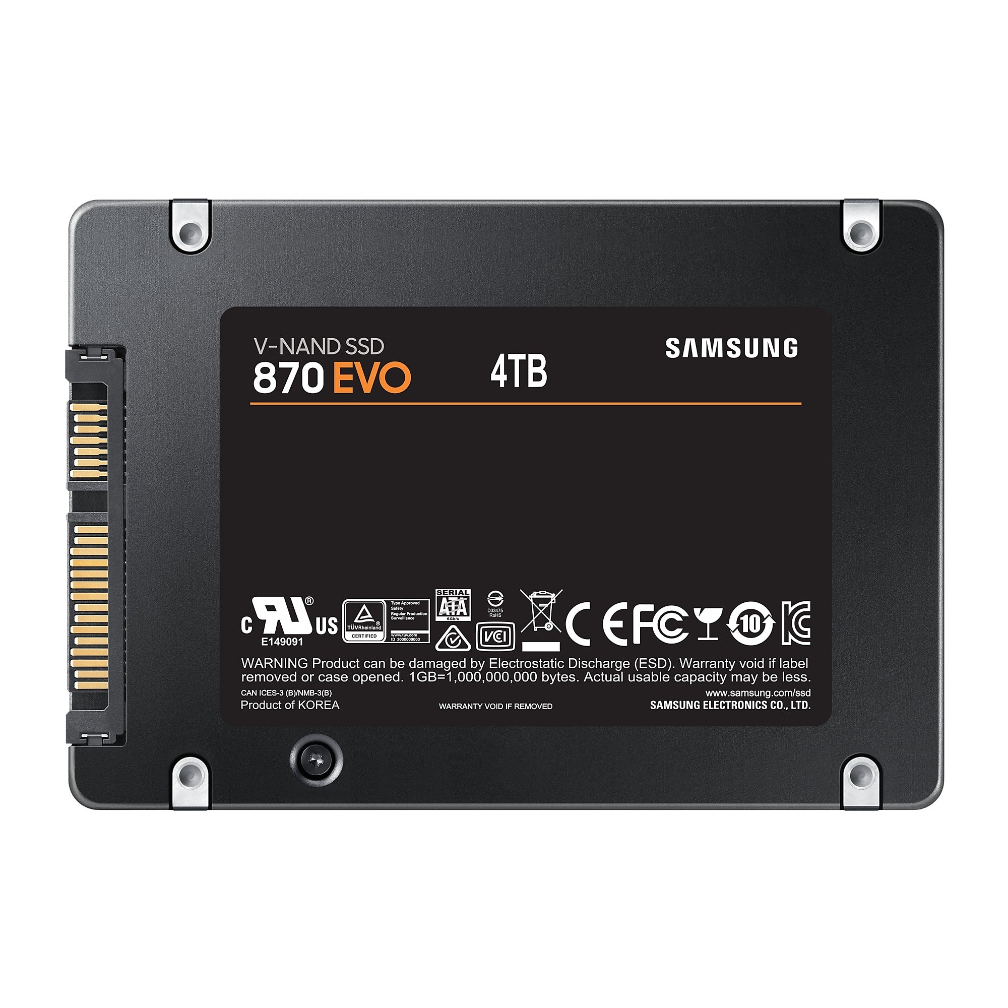 "Samsung 870 EVO 2.5"" 4000 Go Série ATA III V-NAND"