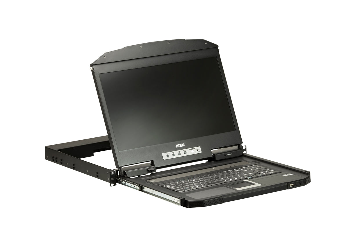"ATEN CL3700NW support d'ordinateurs 47 cm (18.5"") 1920 x 1080 pixels Métal, Plastique Noir 1U"