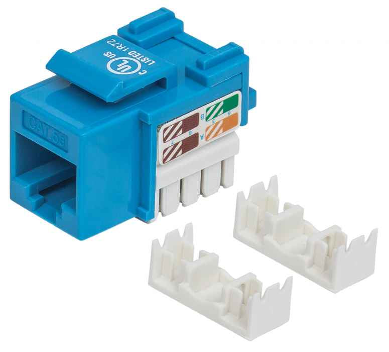 Intellinet 210546 Module keystone C5 UTP bleu