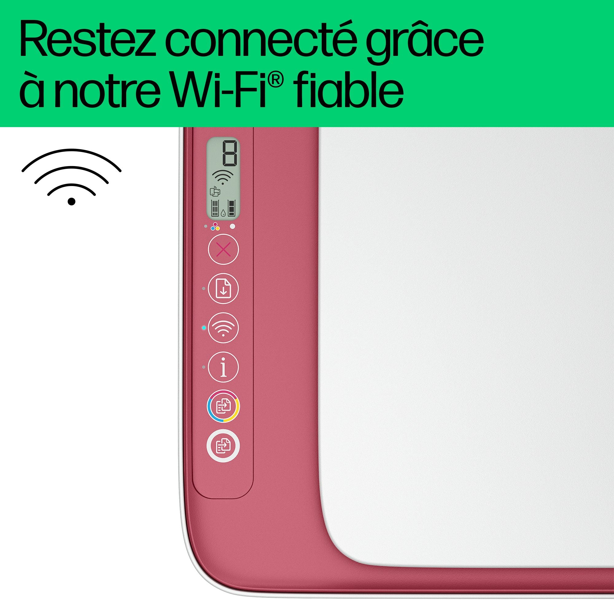 HP DeskJet 2823e All-in-One Printer A jet d'encre thermique A4 4800 x 1200 DPI 7,5 ppm Wifi