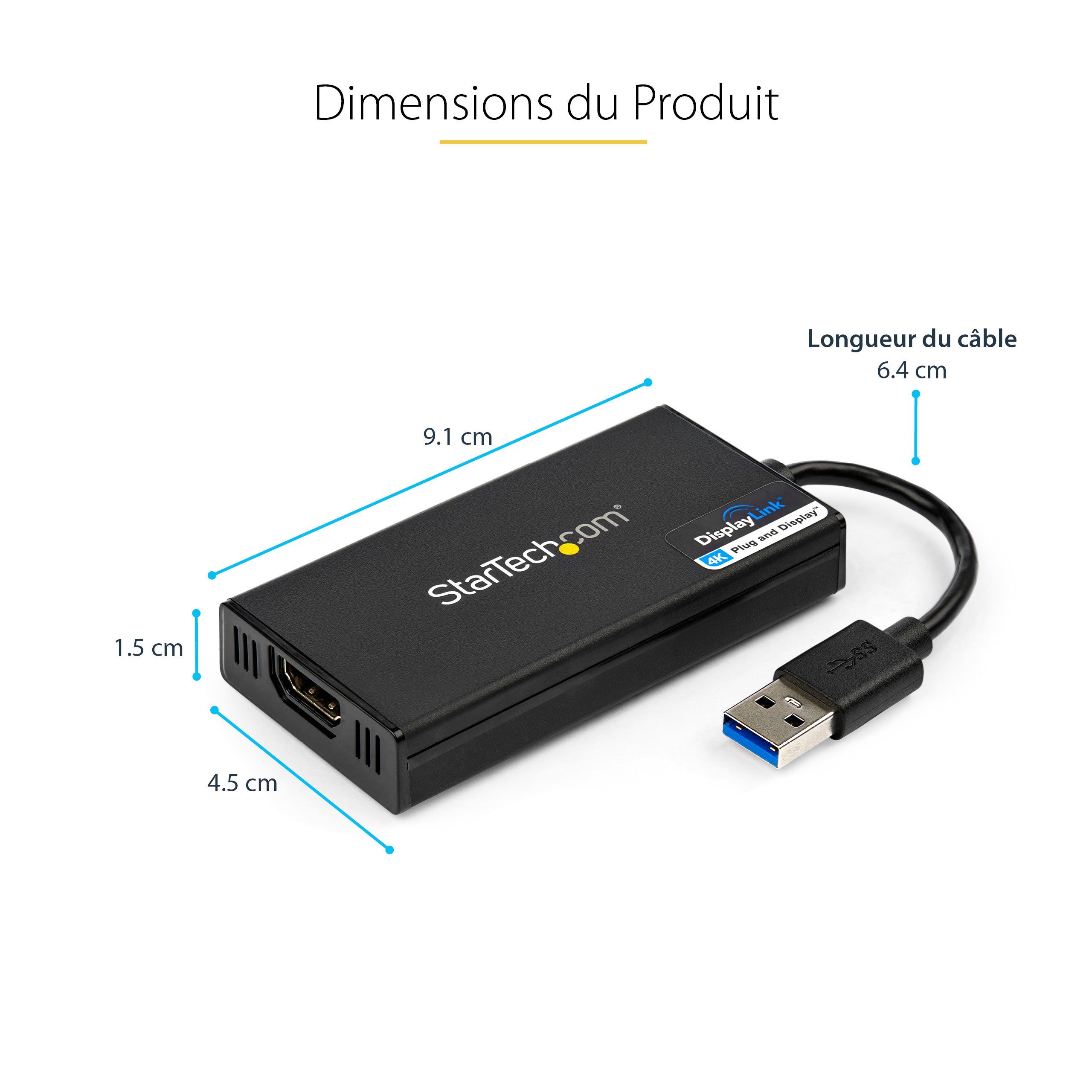 USB 3.0 to HDMI Adapter - 4K