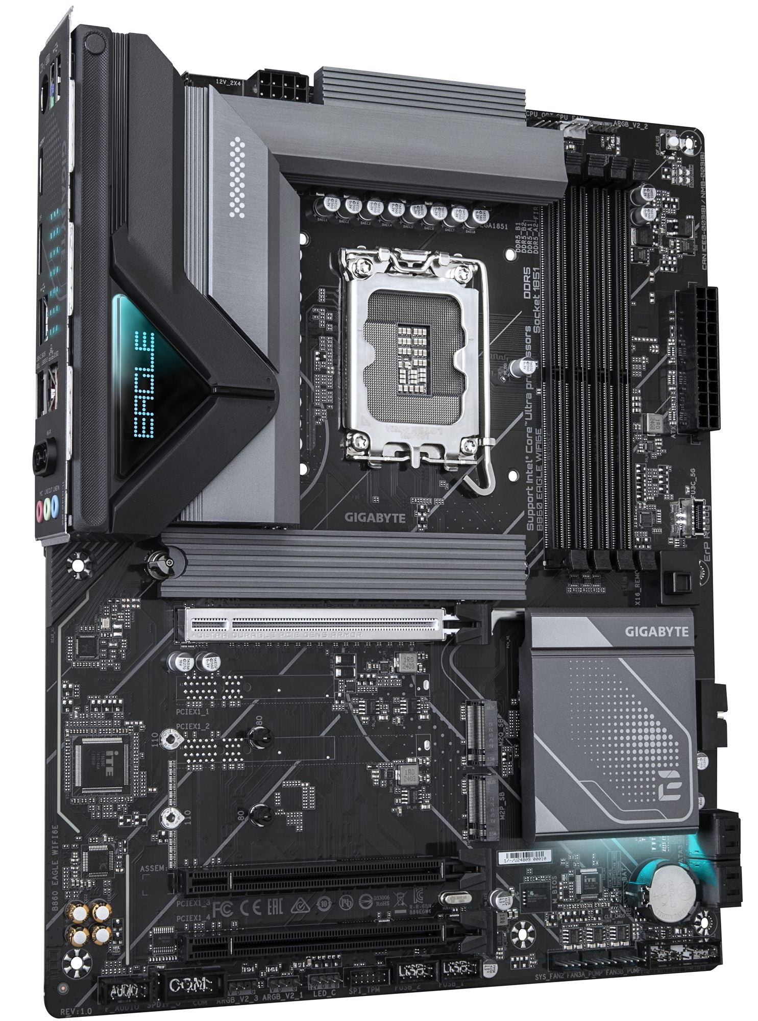 GIGABYTE B860 EAGLE WIFI6E carte mere Intel B860 LGA 1851 (Socket V1) ATX