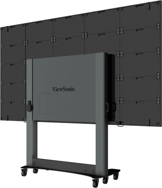 VIEWSONIC 138in Direct View LED Display,1920x1080P,14Bit,Refresh Rate 3840Hz,Pixel Pitch1.5mm,Hdmi Input&Output,Motorized up-down Trolley Cart,Copper wire,GOB  Black