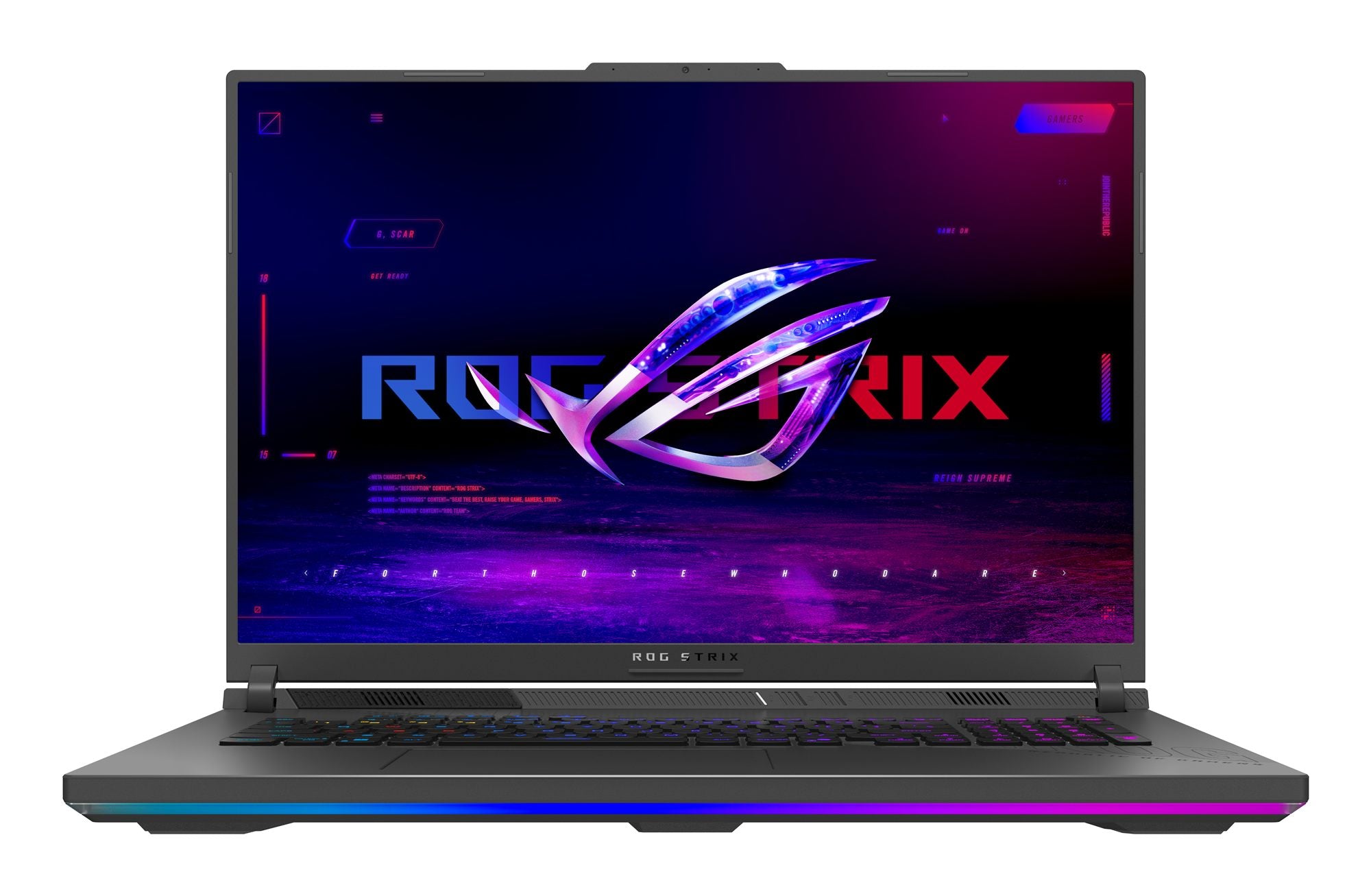 ASUS ROG Strix G814PM-S9010W AMD RYZEN 9 8940HX 18p WQXGA DDR5 32Go 1To PCIE G4 SSD GeForce RTX 5060 W11H Gray