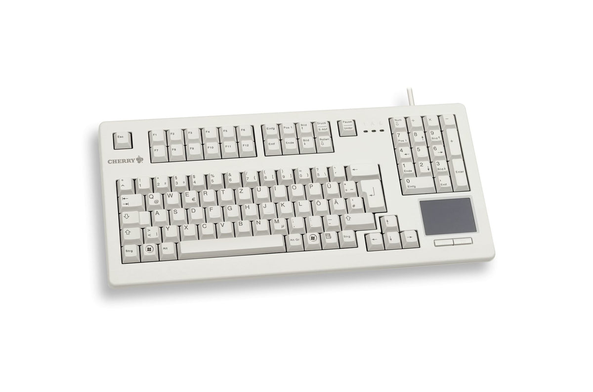 CHERRY CLAVIER 19" TOUCHPAD USB QWERTY GRIS