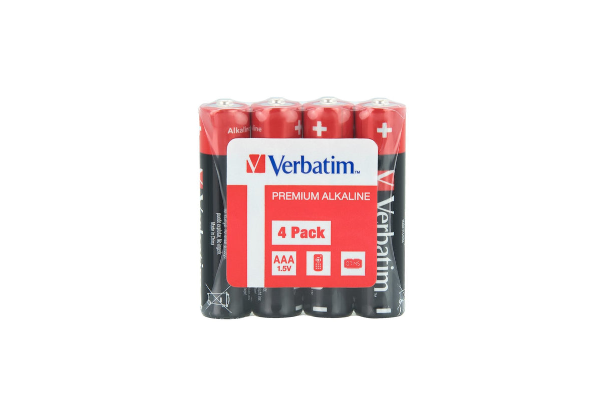 ALKALINE BATTERY AAA 4 PACK SHRINK WRAP