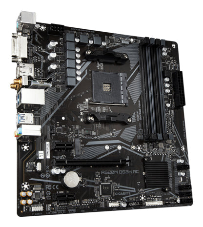 GIGABYTE A520M DS3H AC carte mere AMD A520 Emplacement AM4 micro ATX