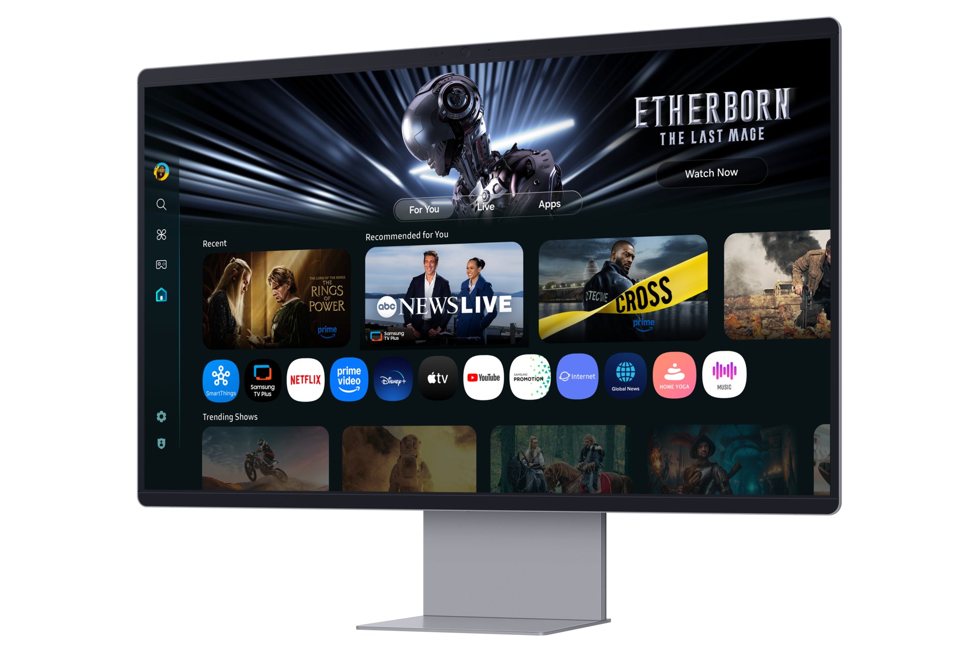 SAMSUNG LS32FM900SUXEN 32p OLED 3840x2160 16:9 HDMI DP USB Silver