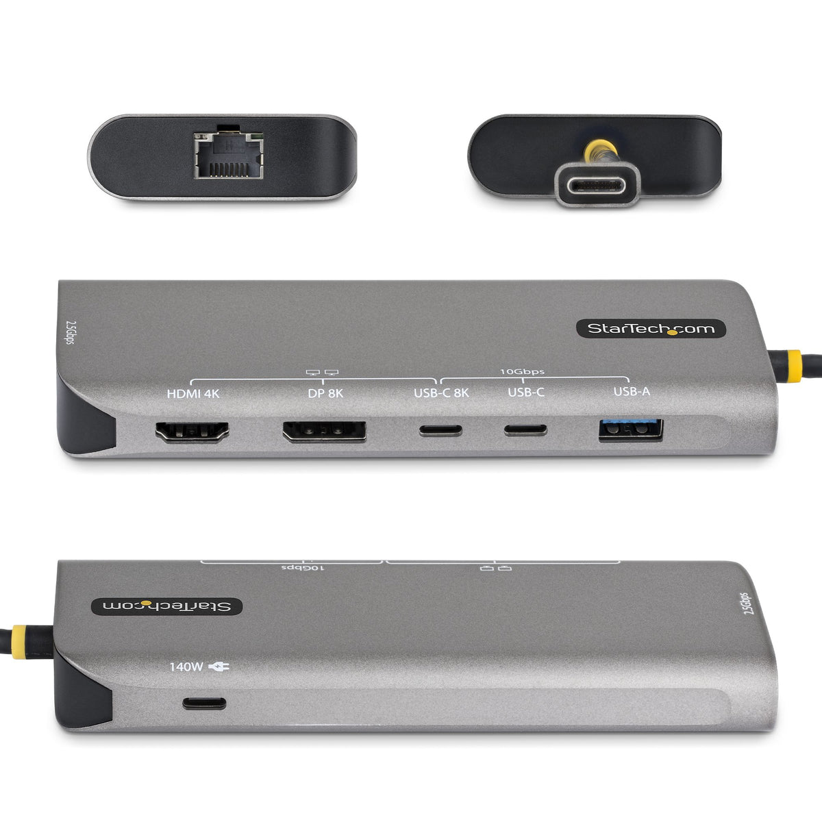 Dual-DP USB4 Dock 100W PD Driverless
