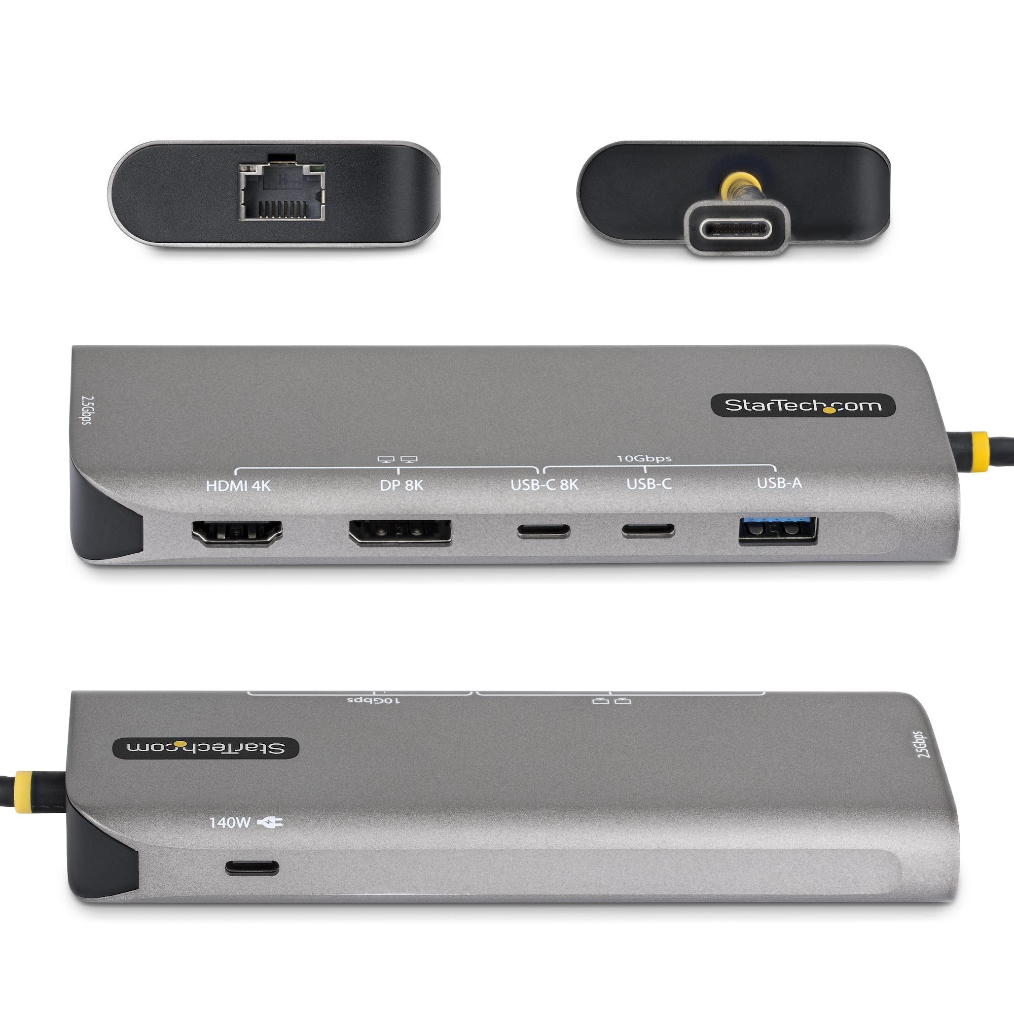 Dual-DP USB4 Dock 100W PD Driverless