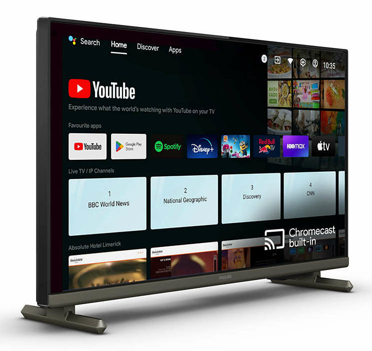 "Philips 24HFL4518/12 TV Hospitality 61 cm (24"") HD 250 cd/m2 Smart TV Noir 6 W"