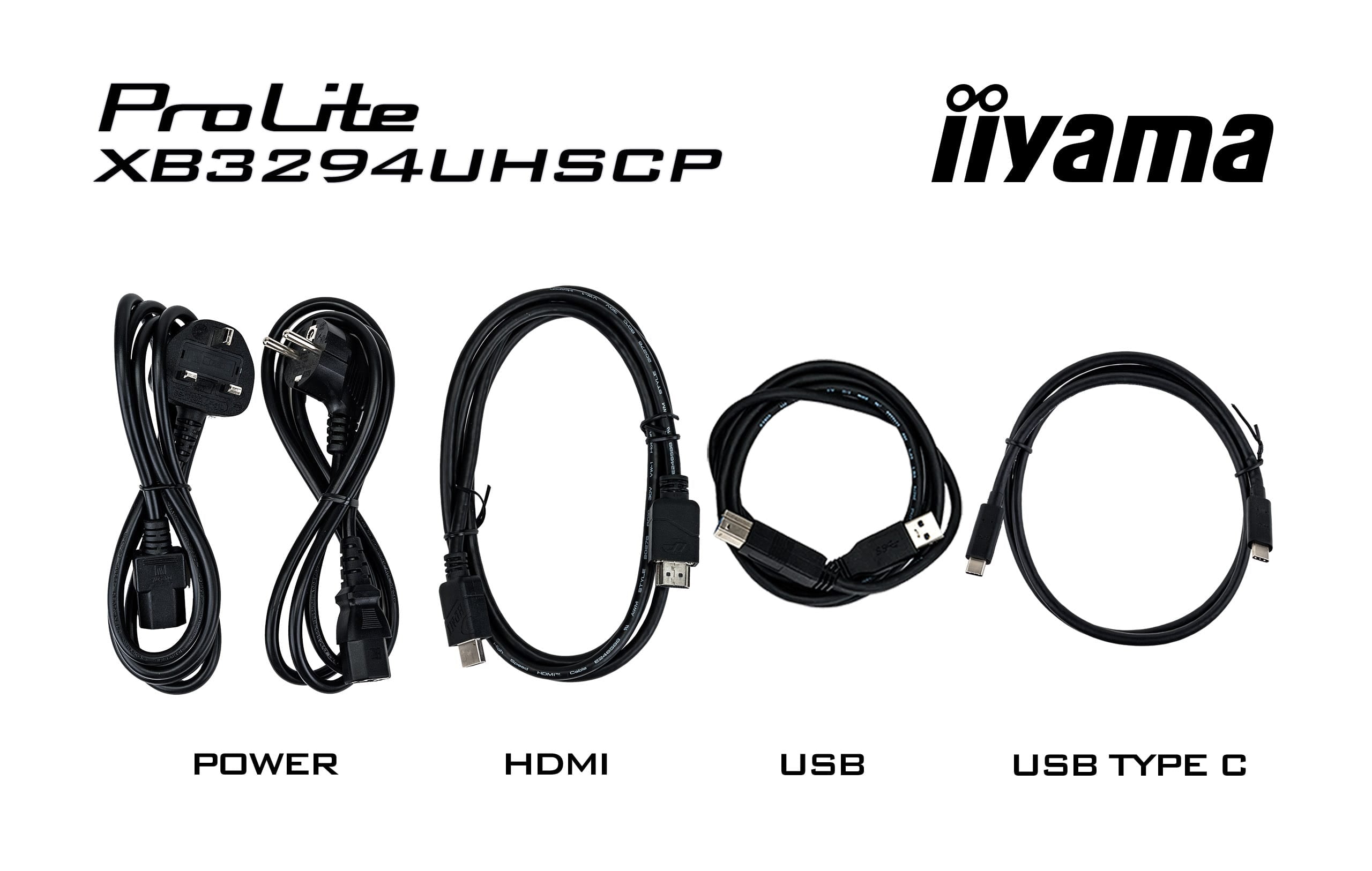 iiyama XB3294UHSCP-B1 32" VA LCD USB-C D