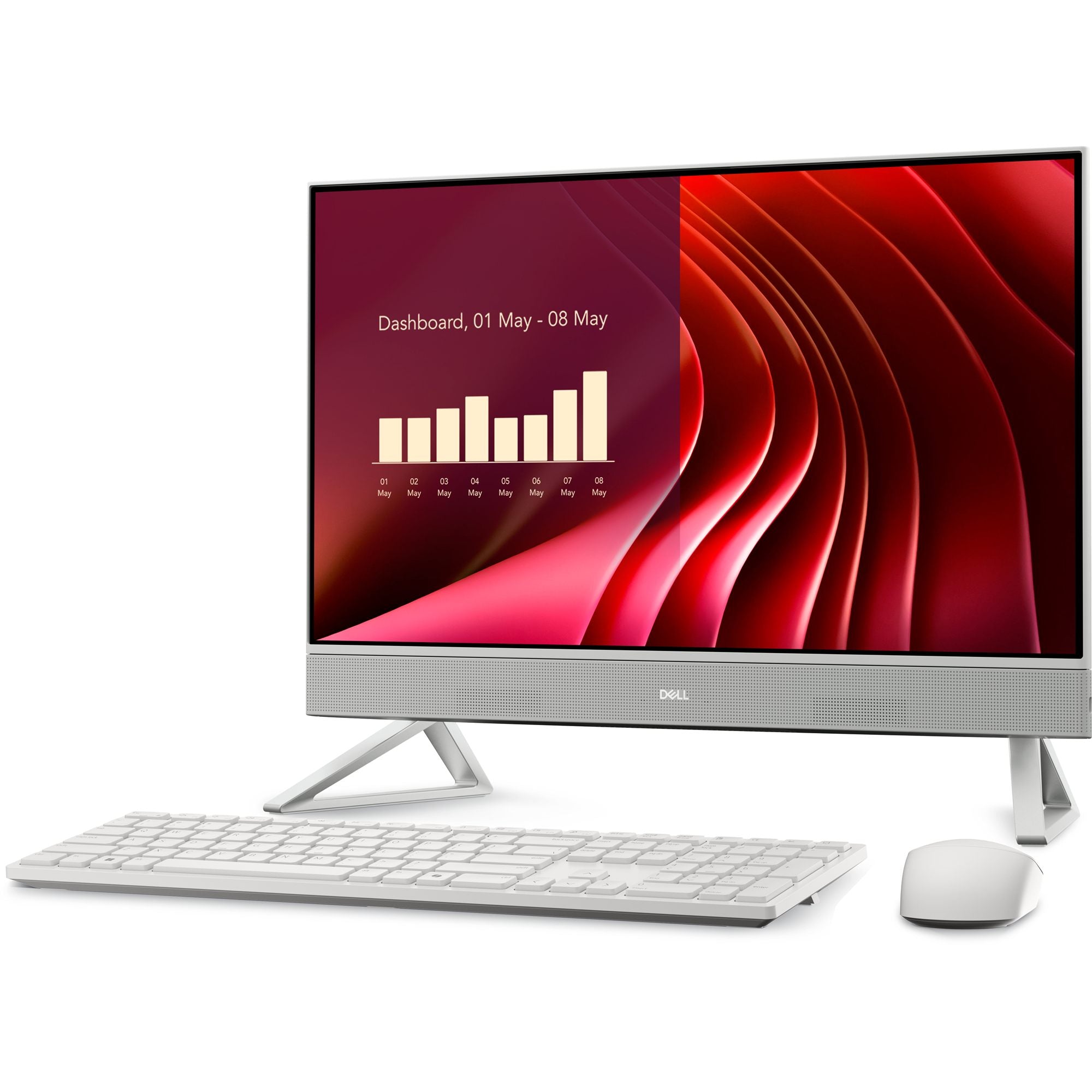 "Dell 24 All-in-One EC24250 C5-120U 16GB 512GB SSD 23.8"" FHD Integrated 90W WLAN W11 Pro 1Y Basic Onsite"