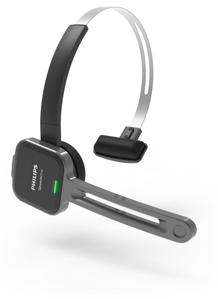 PHILIPS SpeechOne PSM6300 - Micro-casque de dictée sans fil, 8go, Portée max 5m