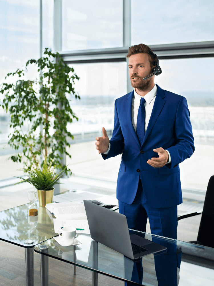 PHILIPS SpeechOne PSM6300 - Micro-casque de dictée sans fil, 8go, Portée max 5m