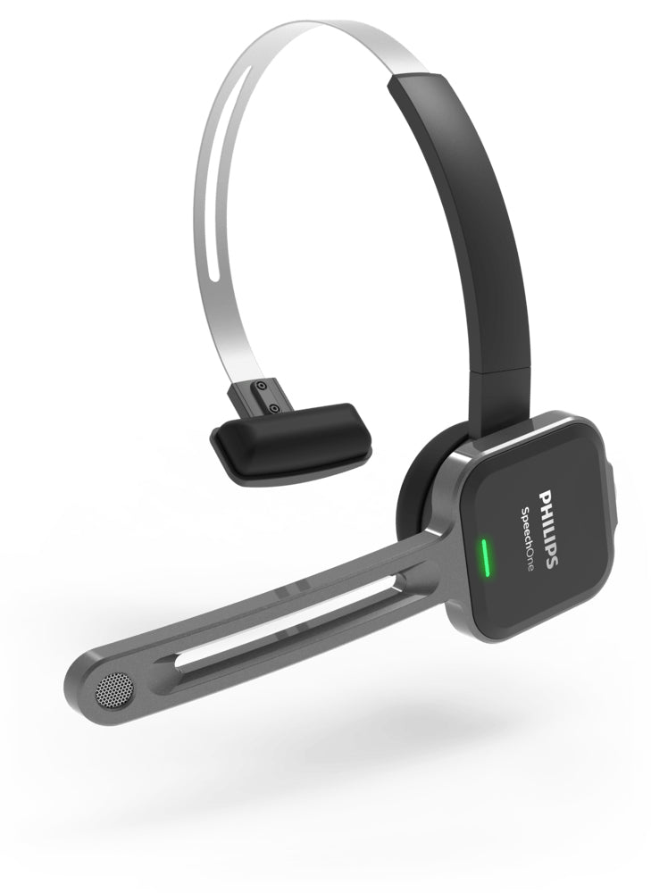 PHILIPS SpeechOne PSM6300 - Micro-casque de dictée sans fil, 8go, Portée max 5m