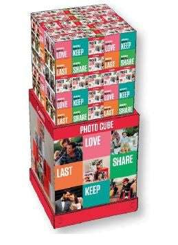 CANON PP-201 Ink Cartridge 5x5 Photo Cube Creative Pack White Disply 125