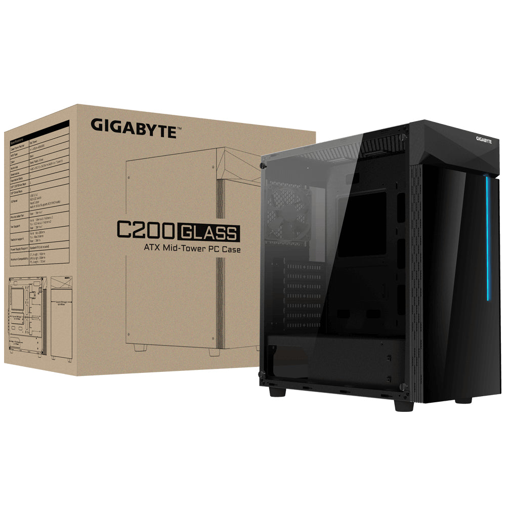GIGABYTE C200 Midi Tower Noir