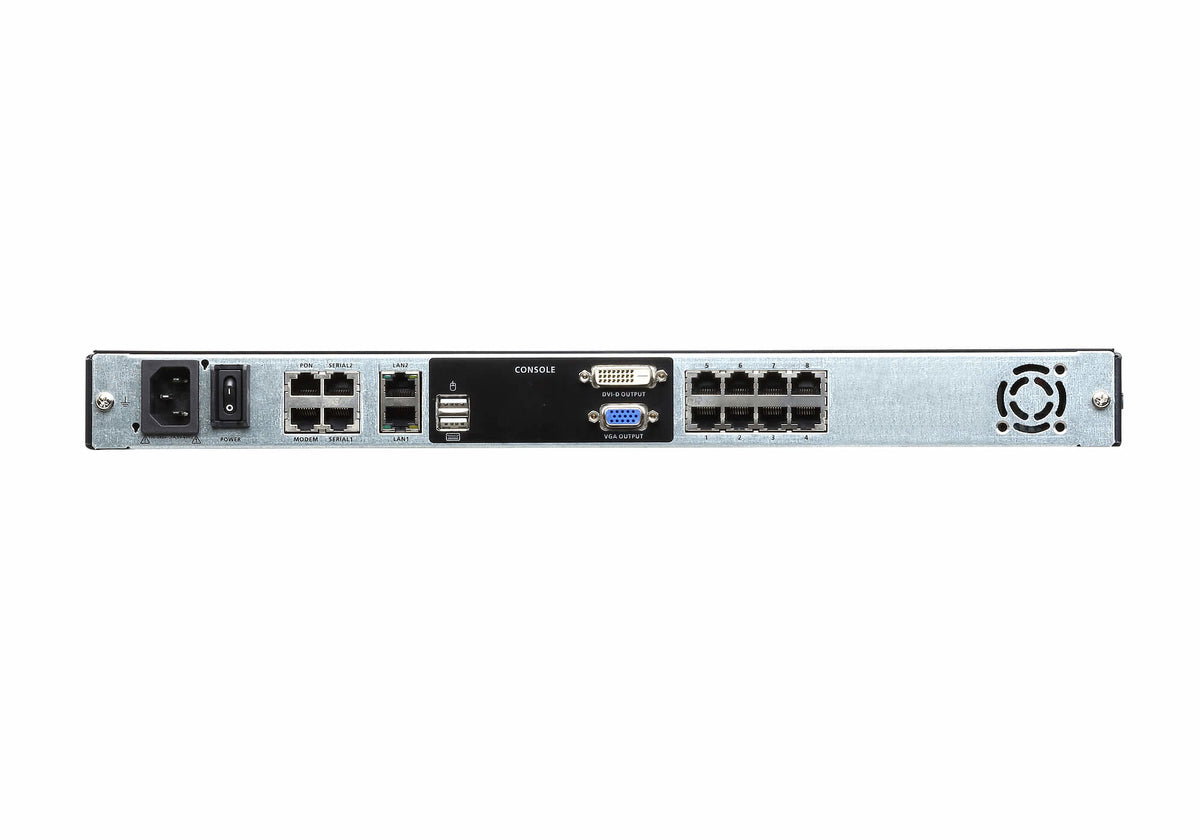 Aten KL1108VN Console LCD KVM IP DVI/VGA/USB 8P CAT5
