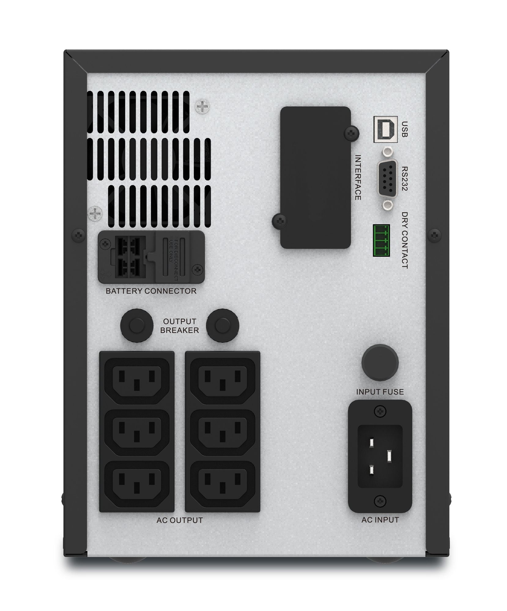 APC Easy UPS SMV SMV3000CAI UPS AC 220/230/240V 2100Watt 3000VA 4 x battery 9Ah USB RS-232 output connectors 6