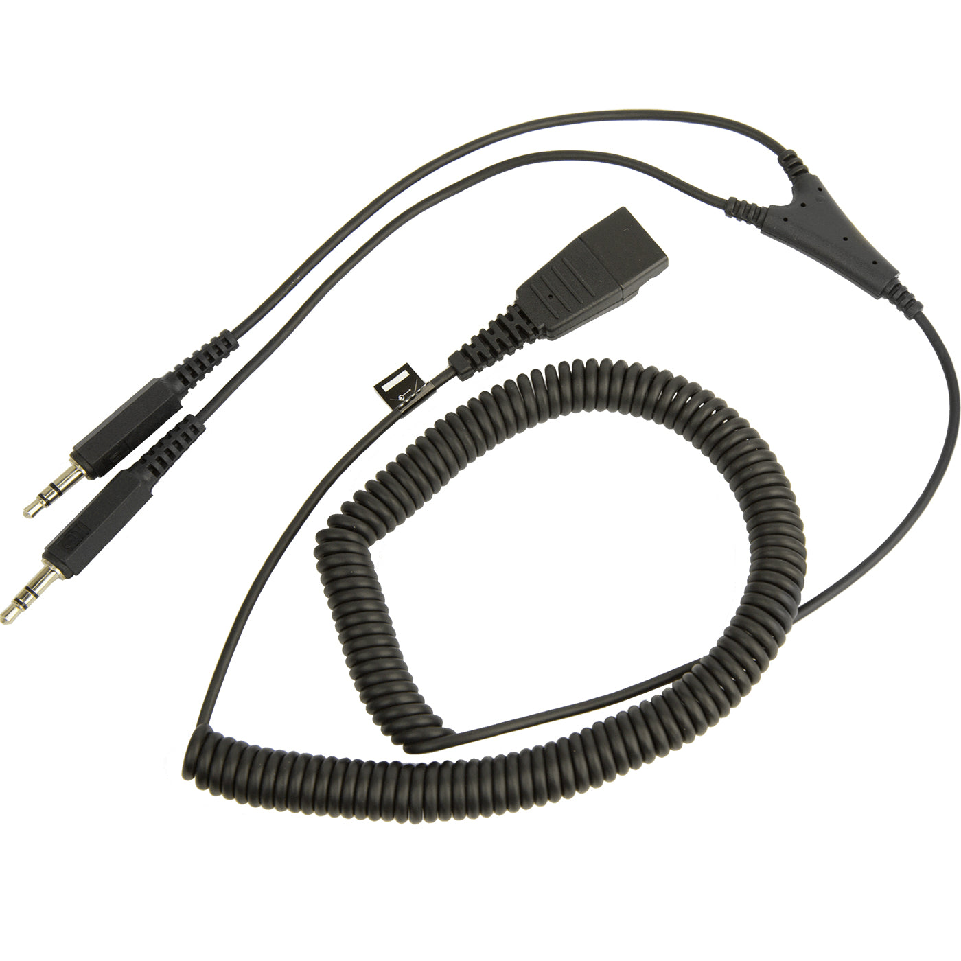 PC Wire QD to 2 jackconnector