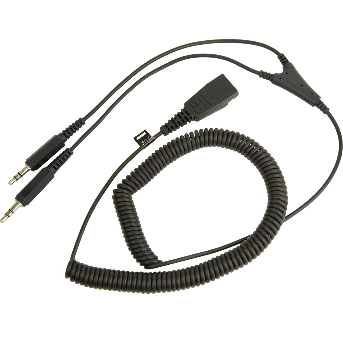 PC Wire QD to 2 jackconnector
