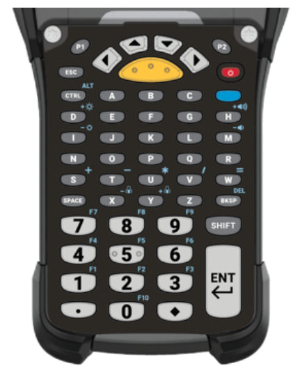 Zebra KYPD-MC9353ANR-01 clavier pour tablette Alphanumérique Anglais Noir, Gris