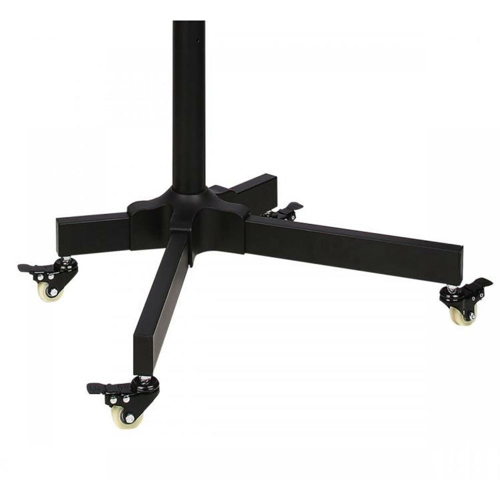 "Techly ICA-TR21 Support TV mobile 23-55"" jusqu'a 55kg étagere AV réglable"
