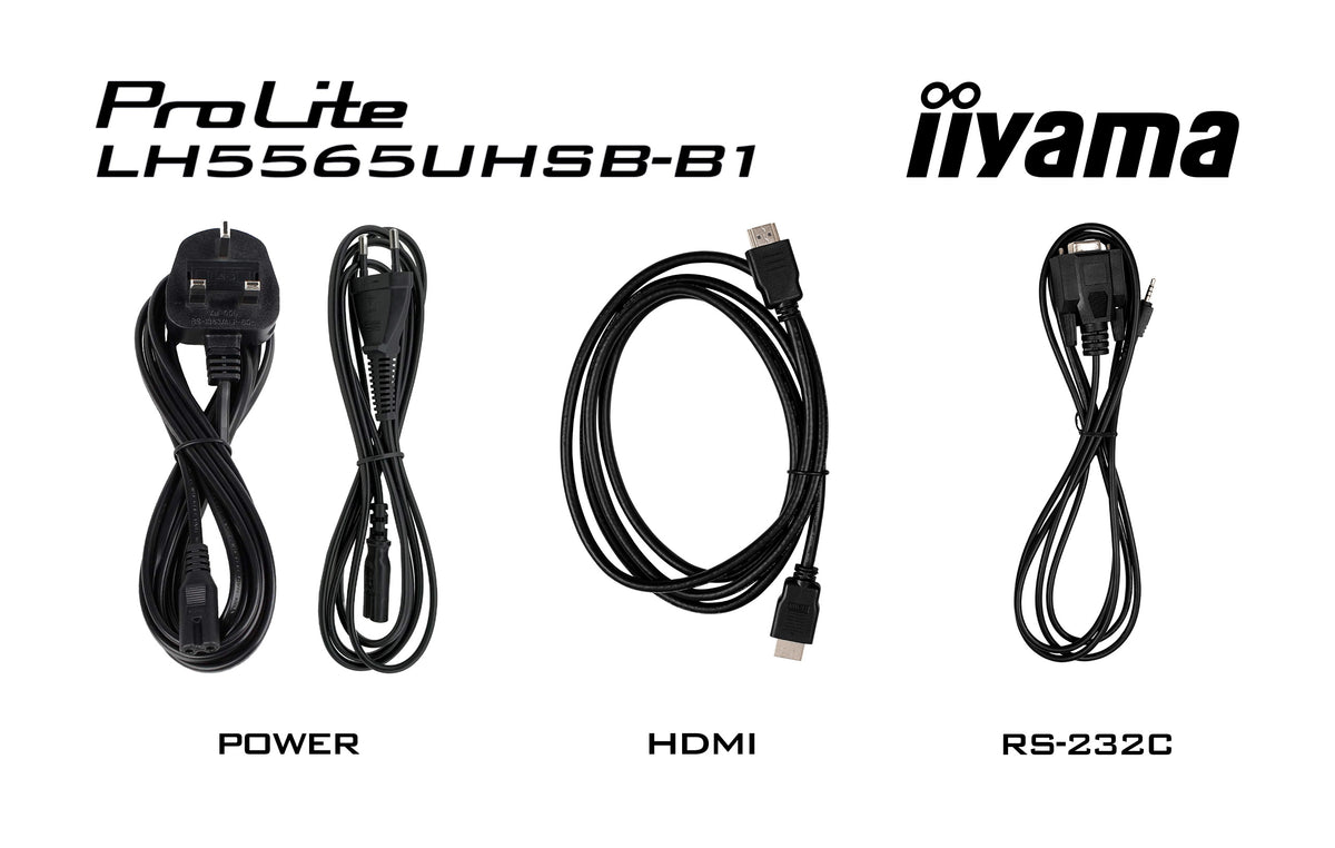 "iiyama LH5565UHSB-B1 Écran d'affichage dynamique En forme de kiosk 138,7 cm (54.6"") LED Wifi 800 cd/m2 4K Ultra HD Noir Intégré dans le processeur Android 11 24"