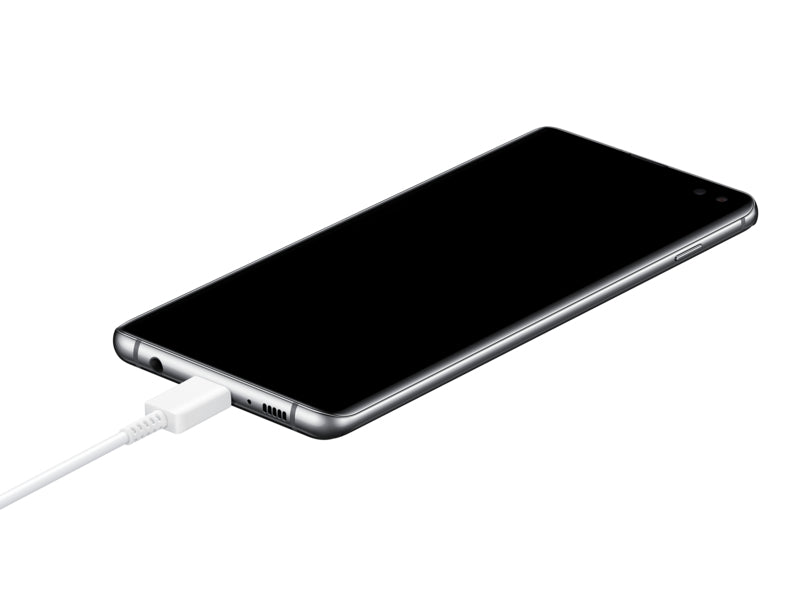 Samsung - Chargeur Secteur, Adaptateur USB Type C Fast Charge 25W & Câble USB Type C - Blanc (Emballage Original)