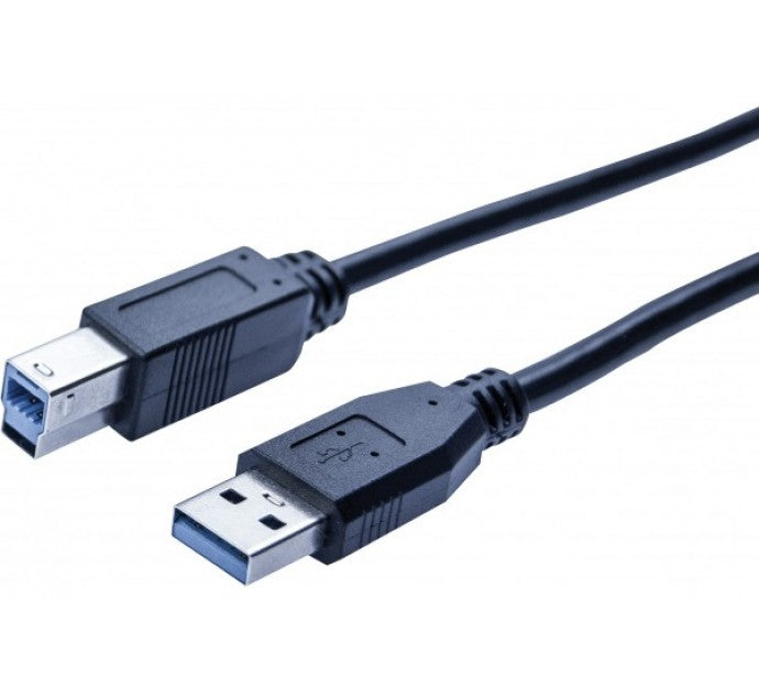 Cordon USB 3.0 type A / B noir - 3,0 m