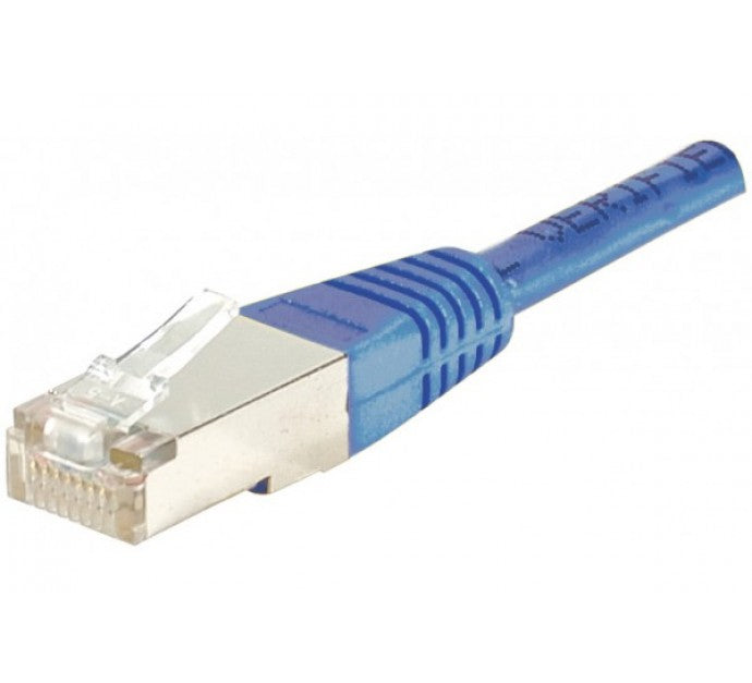 Cordon RJ45 catégorie 5e F/UTP bleu - 1,5 m