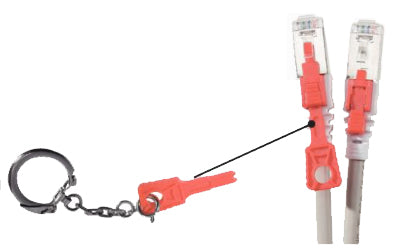 Cordon RJ45 catégorie 6 S/FTP à verrouillage gris - 1 m