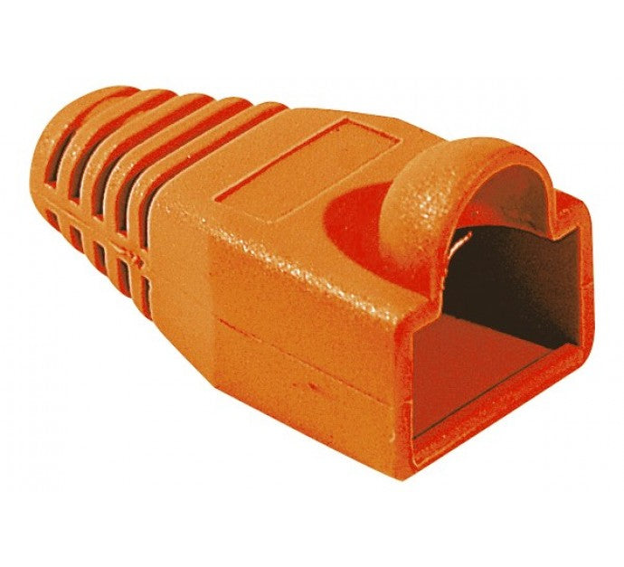 Manchon RJ45 orange snagless diamètre 6 mm (sachet de 10 pcs)