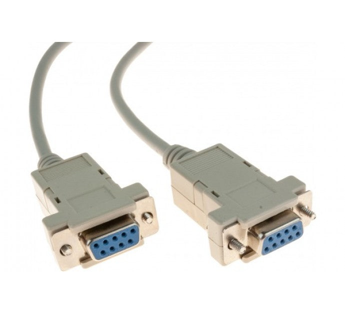 Cable null modem DB9F/F 5M