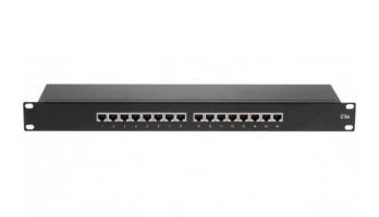 Panneau de brassage 19" 1U 16 ports CAT5e STP