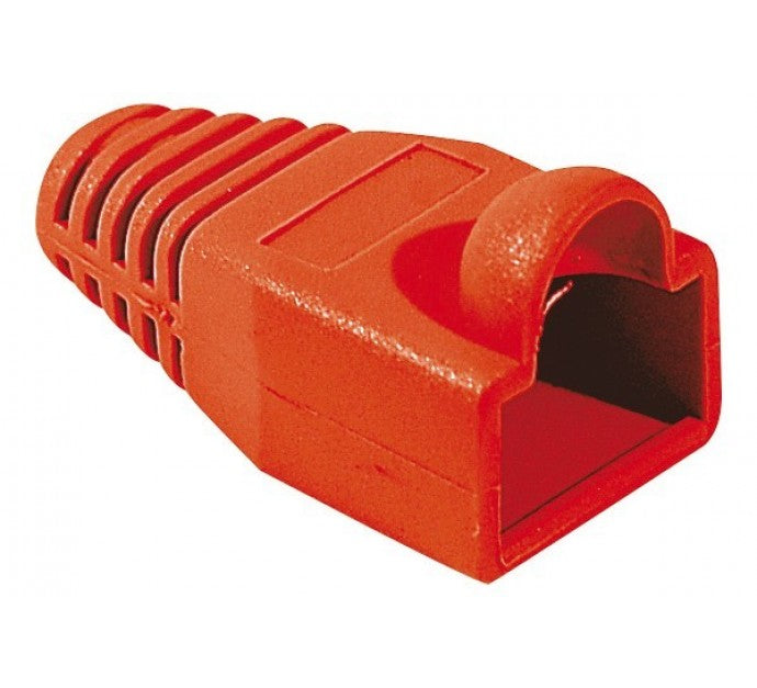 Manchon RJ45 rouge snagless diamètre 6,5 mm (sachet de 10 pcs)