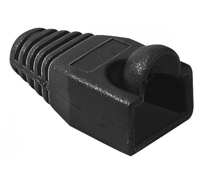 Manchon RJ45 noir snagless diamètre 6,5 mm (sachet de 10 pcs)