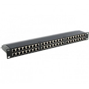 Panneau de brassage 19" 1U 48 ports CAT6 STP