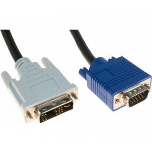 Cordon dvi-a/vga HD15M Single Link - 3 m