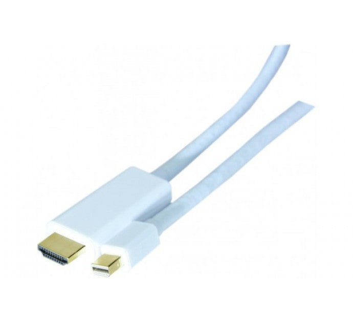Cordon Mini DisplayPort 1.2 m vers HDMI 2.0 m - 2 m