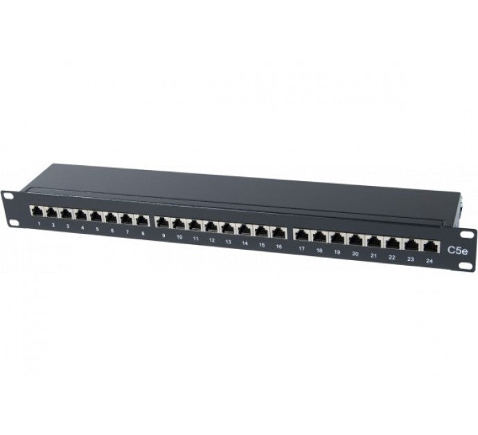 Panneau de brassage 19" 1U 24 ports CAT5e STP