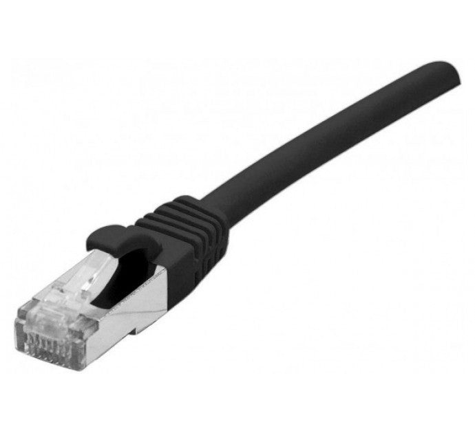 Cordon RJ45 catégorie 6 F/UTP LSOH snagless noir - 30 m