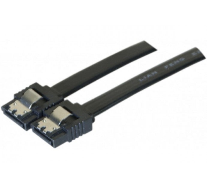 Câble sata 6GB/s slim sécurisé (noir) - 75 cm