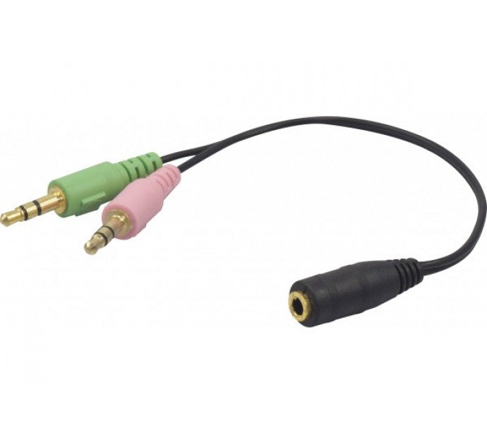 Adaptateur Jack 3.5 mm 4 points CTIA vers micro et casque stéréo